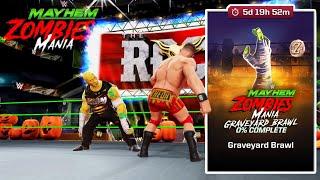 Zombie mania Graveyard Brawl WWE MAYHEN