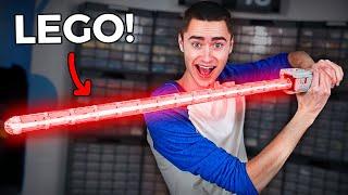 I Built a LEGO Lightsaber!!