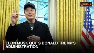 Elon Musk quits Donald Trump's Administration & more updates | DD India live | 6 PM IST