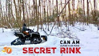 Secret Rink - Can Am Alpine Flex Plow