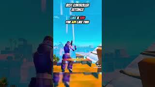 BEST Controller SETTINGS = AIMBOT  #fortnite #shorts #fortniteclips