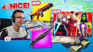 Nick Eh 30's FIRST REACTION to Fortnite Season 4! (Chapter 2)