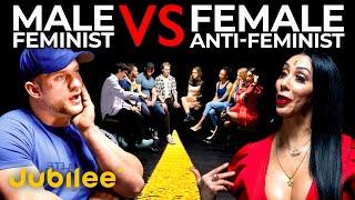 Are Men Falling Behind? Male Feminists vs Female Antifeminists | Middle Ground