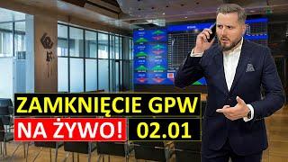 Jaka była pierwsza sesja w 2025 roku na GPW?