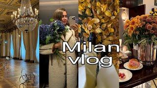 SHOPPING VLOG FROM MILAN. CHOOSING A COAT, GOLDEN AUTUMN IN ITALY, NEW YEAR DECOR FOR THE HOUSE