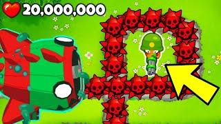 *ELITE* Boss Bloon VS RANDOM PROJECTILES Mod! 20,000,000 HP! (Bloons TD 6 Update)