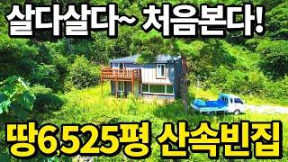 살다살다 처음본다~땅6,525평 2020년식 공짜빈집 내부상태 최상급! 급매랑 비교불가 이런게 정말 공짜입니다 산속 나홀로 전원생활 자연인 대환영~ 땅땅정보통