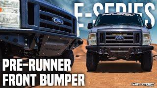 Sleek Profile Bumper for E-Series Vans + RV's!!!! | WeldTec Designs Pre-Runner Front Bumper