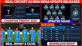 Real Cricket 24 New Update Launched | Champion Trophy 2025,New Jersey | Rc24 Phase-2 Update 2025