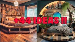 45 Ideas de Palets Camas que estan Extremadamente Bien !Woodworking!