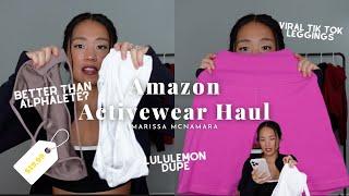 AMAZON ACTIVEWEAR HAUL | ALPHALETE DUPES | LULULEMON DUPES | ARE THEY WORTH IT