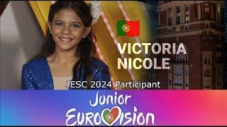 Victoria Nicole will represent Portugal  | Junior Eurovision 2024 |