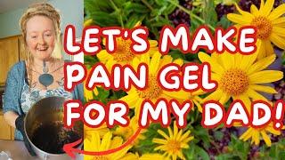 Learn how to make an herbal formula!Pain gel for my Dad's sore hand️