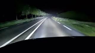 1997 Starlet New Headlights + Bevinsee V45 LED H4 Night Test Drive 4K