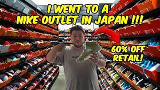 I WENT TO A NIKE OUTLET STORE IN JAPAN!