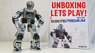 Unboxing & Let's Play - BIOLOID Premium by ROBOTIS - Humanoid Fighting Robot (FULL REVIEW)