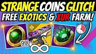 New BEST Strange Coins FARM & GLITCH! Get FREE Exotic & XUR Loot EASY! Destiny 2 The final Shape