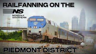 Railfanning On The Piedmont District!