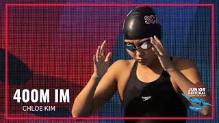 Chloe Kim Claims Victory in 400M IM | 2022 Speedo Junior National Championships | Irvine CA