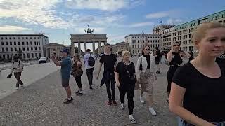 Berlin Germany  Train Ride to Brandenburg Gate (4K HDR)