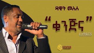 Dawit Melese - Kunjina | ቁንጅና - New Ethiopian Music 2022 (Official lyrics)