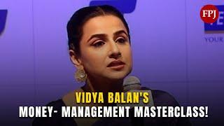 Vidya Balan On Financial Freedom For Women!