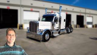 Pearl White Diamond 2025 Peterbilt 589 Legendary Package - SOLD