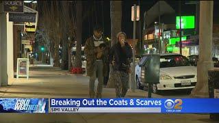 Breaking Out The Coats And Scarves In Simi Valley