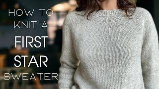 Your First Sweater Can Look This Good  (top-down, seamless)