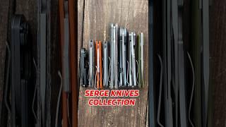 My Serge Knives Collection! #edc #youtubeshorts #shorts #knife