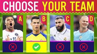 CHOOSE A PLAYER FOR YOUR TEAM ️|| Create your dream team  || FOOTBALL QUIZ ️