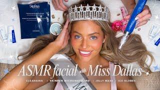 ASMR Microneedling Facial on Miss Dallas with SkinPen