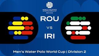 LIVE | Romania vs Iran | Men's Water Polo World Cup 2023 | Berlin