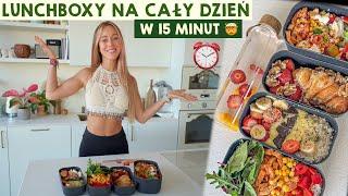 ZROBIŁAM 4 RÓŻNE LUNCHBOXY W 15 MINUT  PRZEPISY 