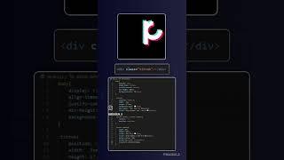 Бір минутта "TikTok"логотипін жасаймыз.Сайт жасау Логотип жасау Html Css Javascript үйрену.
