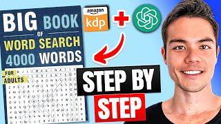 How to Make Money Selling Word Search Books on Amazon KDP (Step-By-Step)