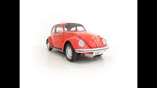 An Amazing Unrestored Volkswagen Beetle 1300 with Only 55,882 Miles from New. £14,995