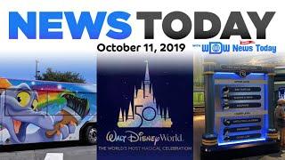 WDW's 50th Anniversary, Figment Bus Wrap, Classic Epcot Logos Return - News Today 10/11/19