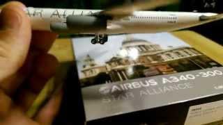 Lufthansa A340 300 "D-AIGC" (Star Alliance) model review