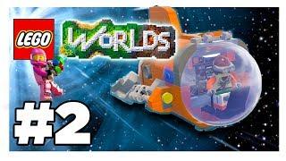 Lego Worlds Gameplay - Part 2 [Prehistoric Peril] PS4 - LewisBlogsGaming