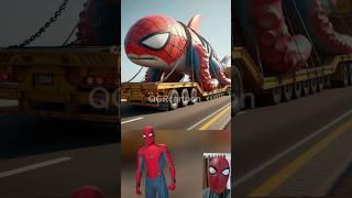 Avengers superheroes giant octopus Shark is capturedMarvel & DC #marvel #avengers#shorts#robot