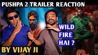 Pushpa 2 The Rule Movie Trailer Reaction | By Vijay Ji | Allu Arjun | Rashmika Mandanna | Fahad F