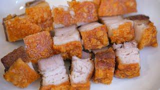 The Best Chinese Crispy Pork Belly Recipe (Air Fry Method)