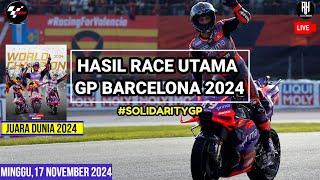 Hasil Motogp Hari ini~Hasil Race Gp Barcelona 2024~Klasemen Motogp 2024 Terbaru~Jadwal Motogp 2024