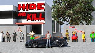 Franklin Play Hide And Kill - INDIAN BIKE DRIVING 3D