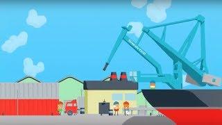 Siwertell dry bulk handling - Infographic film