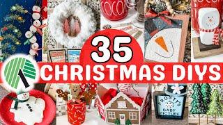 35 CHRISTMAS DIYS You Need to make for 2024! (AFFORDABLE DIY decor and Dollar Tree crafts)