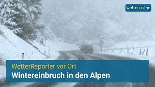 ️ Wintereinbruch in den Alpen - Teils über einen Meter Schnee erwartet