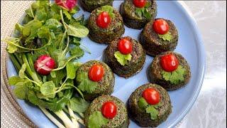 طرز تهيه كوكو سبزي قالبي/غذاي گياهي ارزان و خوشمزهKuku sabzi