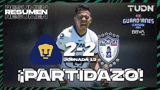 Resumen y goles | Pumas 2-2 Pachuca | Torneo Guard1anes 2021 BBVA MX - J13 | TUDN